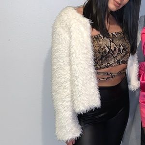 Xhilaration | faux fur jacket